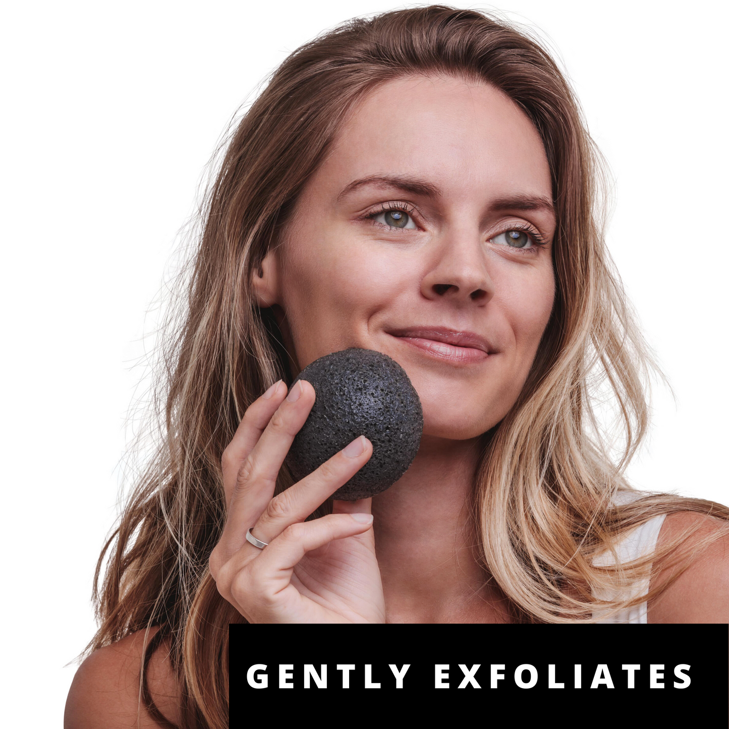 CHARCOAL KONJAC FACIAL SPONGE