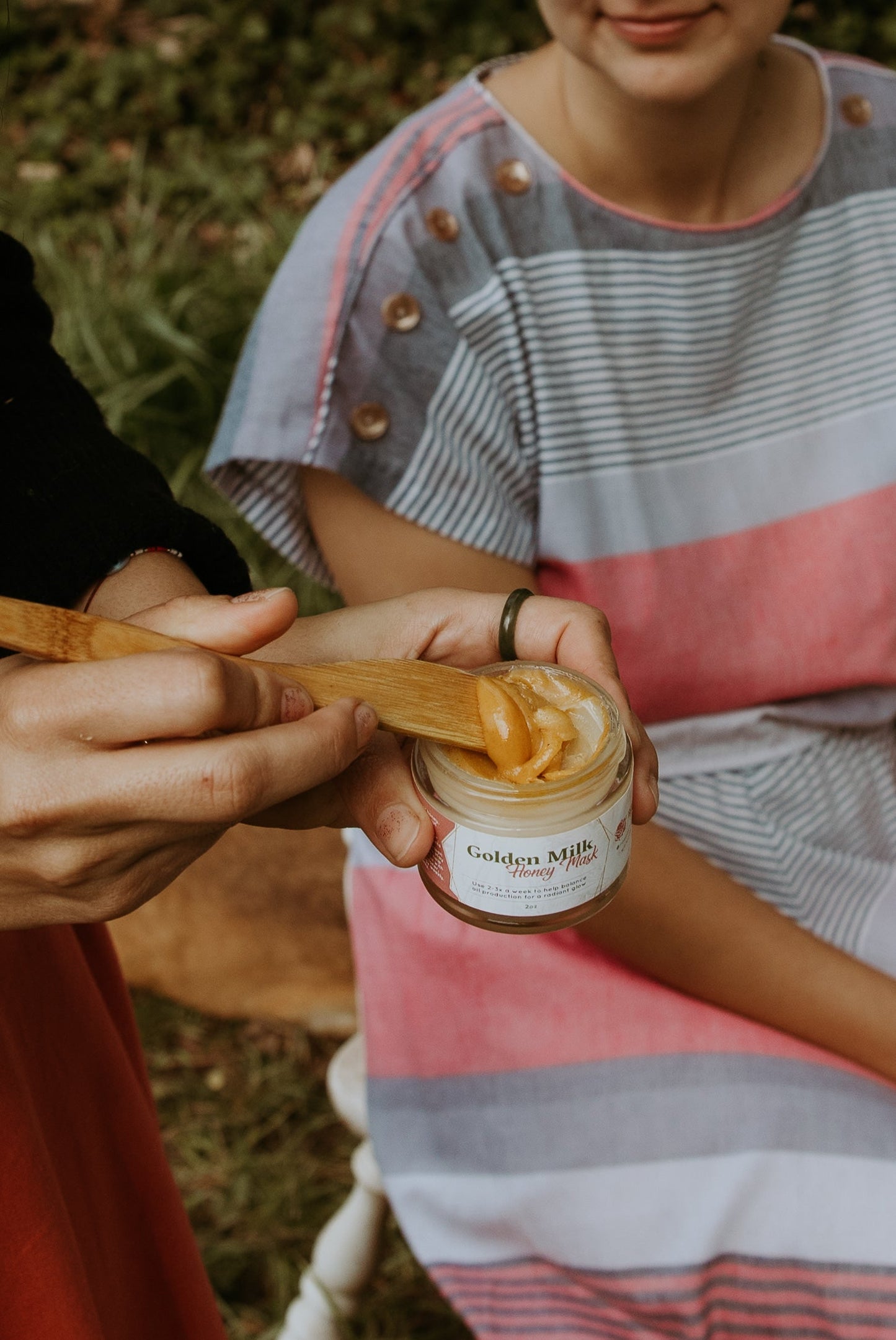 Golden Milk Honey Mask - Gently Exfoliate Dry, Dull Skin