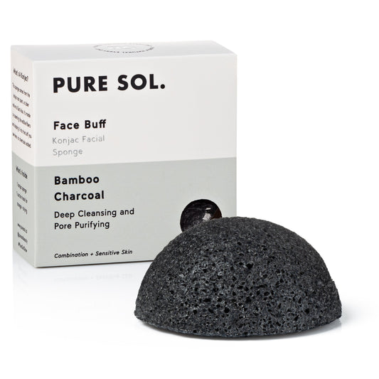 CHARCOAL KONJAC FACIAL SPONGE